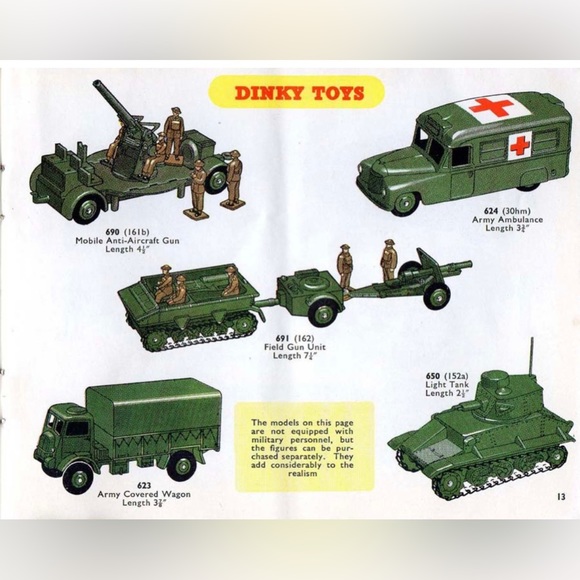Dinky Toys 623 Army Covered Wagon (with driver) - Picture 2 of 4